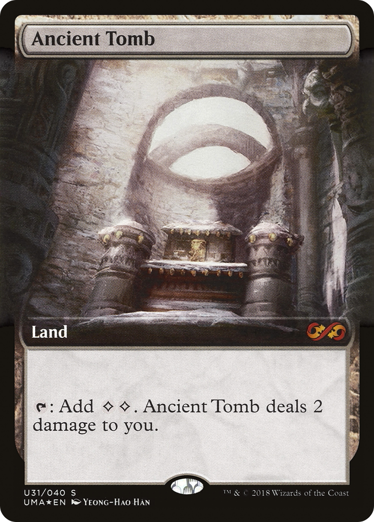 Ancient Tomb (PUMA-U31) - Ultimate Box Topper: (Extended Art) Foil - Premium MTG Single from Wizards of the Coast - Just $40.98! Shop now at Game Crave Tournament Store