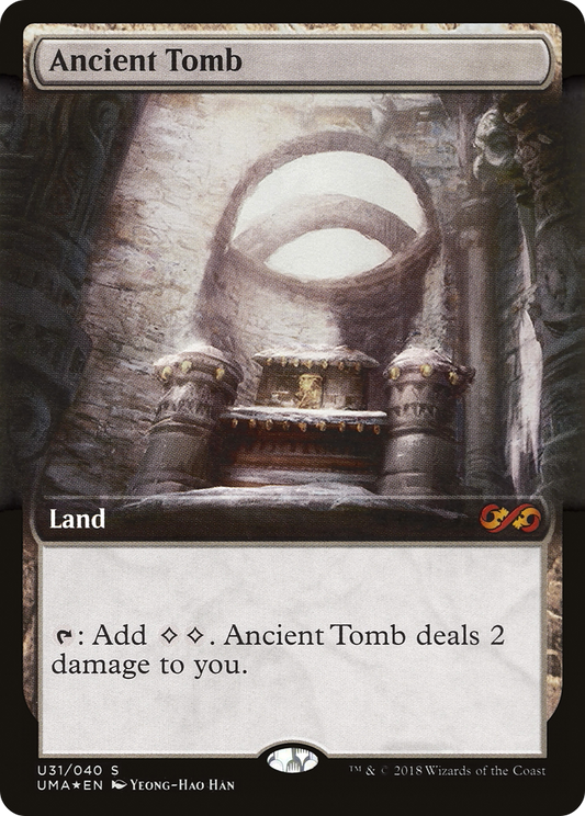 Ancient Tomb (PUMA-U31) - Ultimate Box Topper: (Extended Art) Foil - Premium MTG Single from Wizards of the Coast - Just $40.98! Shop now at Game Crave Tournament Store