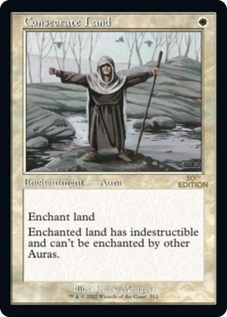 Consecrate Land (30A-312) - 30th Anniversary Edition - Premium MTG Single from Wizards of the Coast - Just $0! Shop now at Game Crave Tournament Store