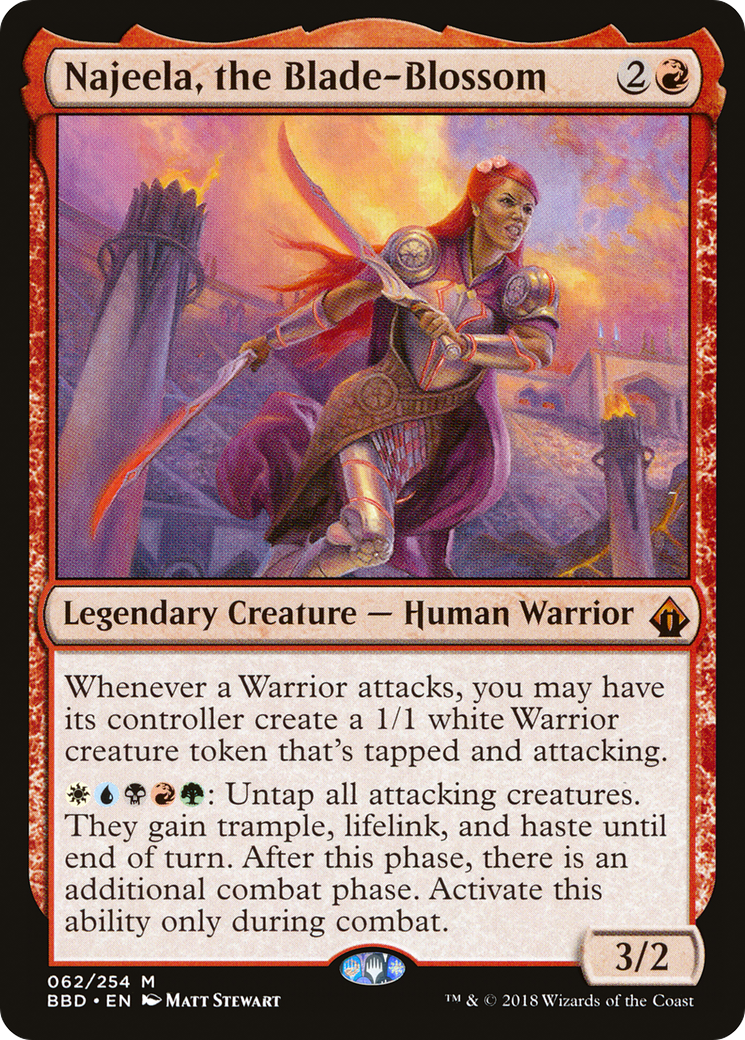 Najeela, the Blade-Blossom (BBD-062) - Battlebond - Premium MTG Single from Wizards of the Coast - Just $10.18! Shop now at Game Crave Tournament Store