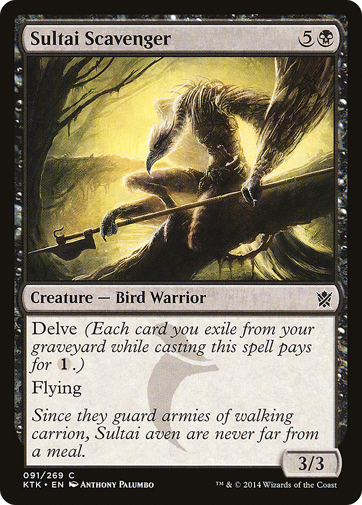 Sultai Scavenger (KTK-091) - Khans of Tarkir - Premium MTG Single from Wizards of the Coast - Just $0.25! Shop now at Game Crave Tournament Store