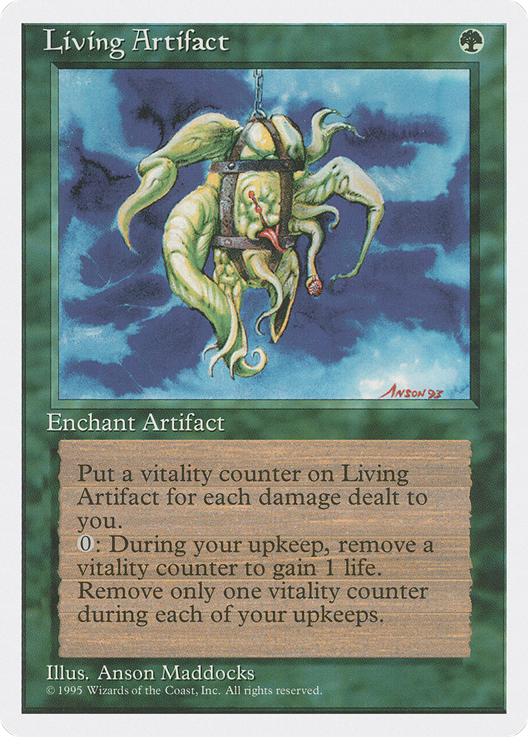 Living Artifact (4ED-259) - Fourth Edition - Premium MTG Single from Wizards of the Coast - Just $0.08! Shop now at Game Crave Tournament Store