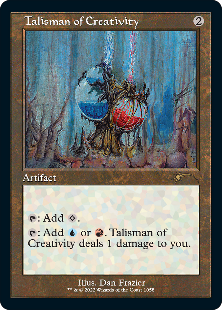 Talisman of Creativity (SLD-1058) - Secret Lair Drop - Premium MTG Single from Wizards of the Coast - Just $8.15! Shop now at Game Crave Tournament Store