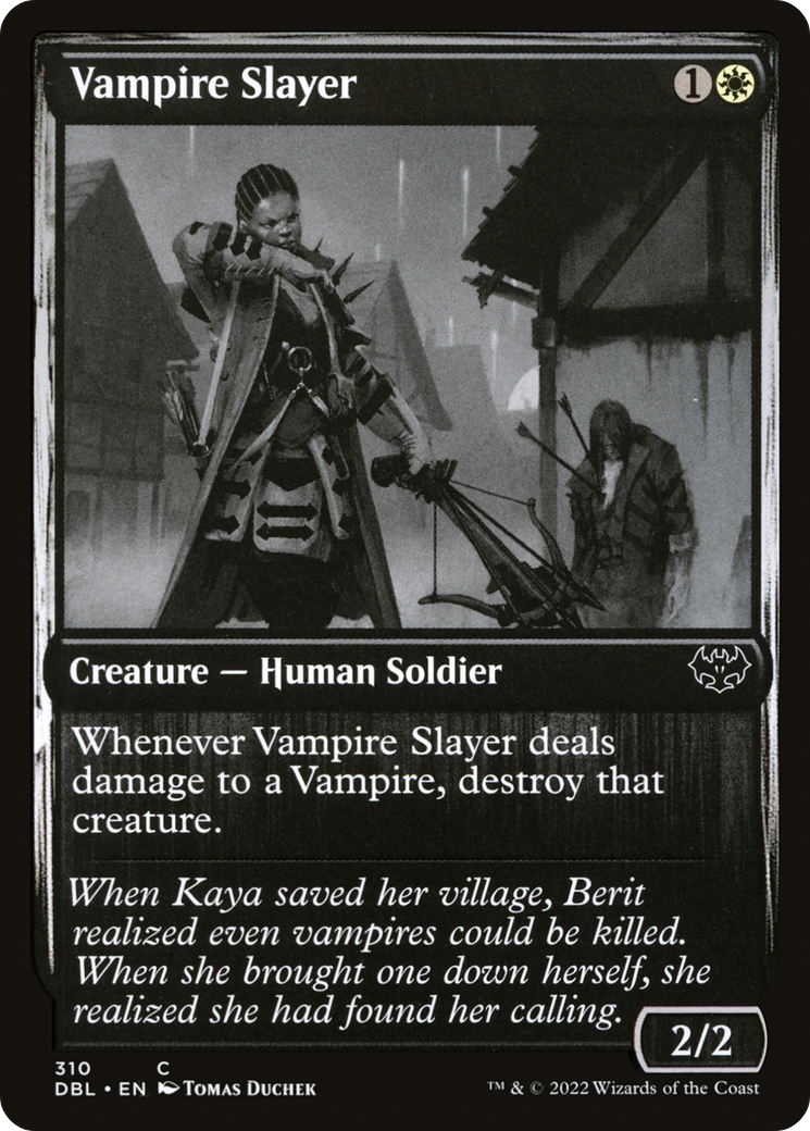 Vampire Slayer (DBL-310) - Innistrad: Double Feature Foil - Premium MTG Single from Wizards of the Coast - Just $0.08! Shop now at Game Crave Tournament Store