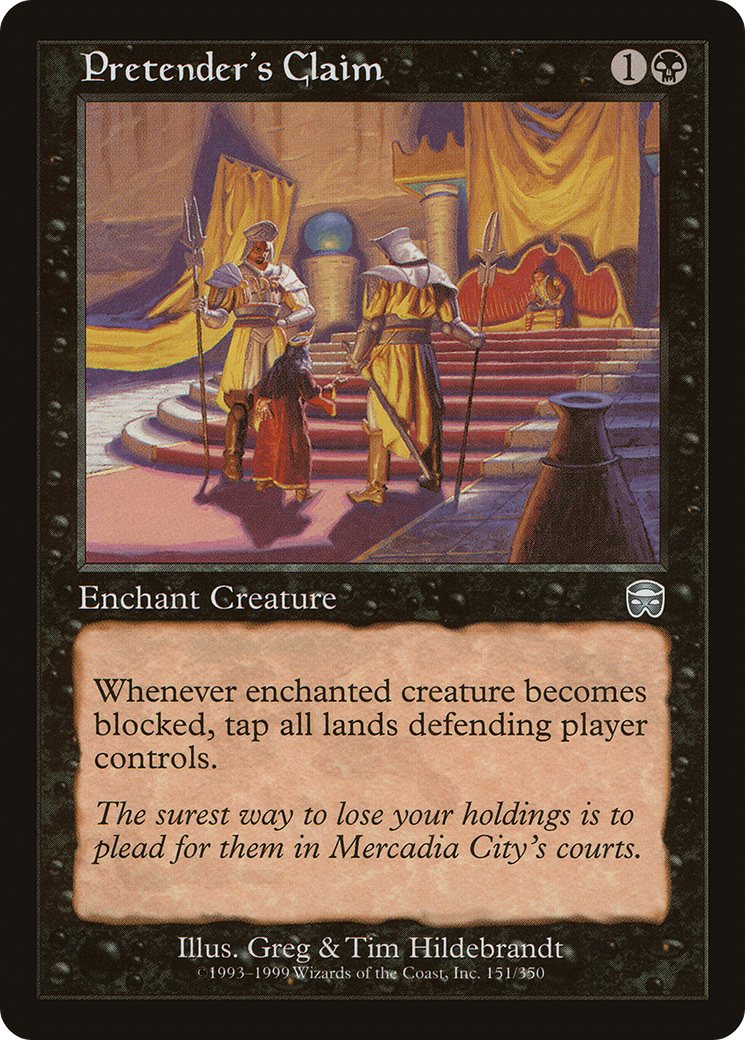 Pretender's Claim (MMQ-151) - Mercadian Masques - Premium MTG Single from Wizards of the Coast - Just $0.08! Shop now at Game Crave Tournament Store