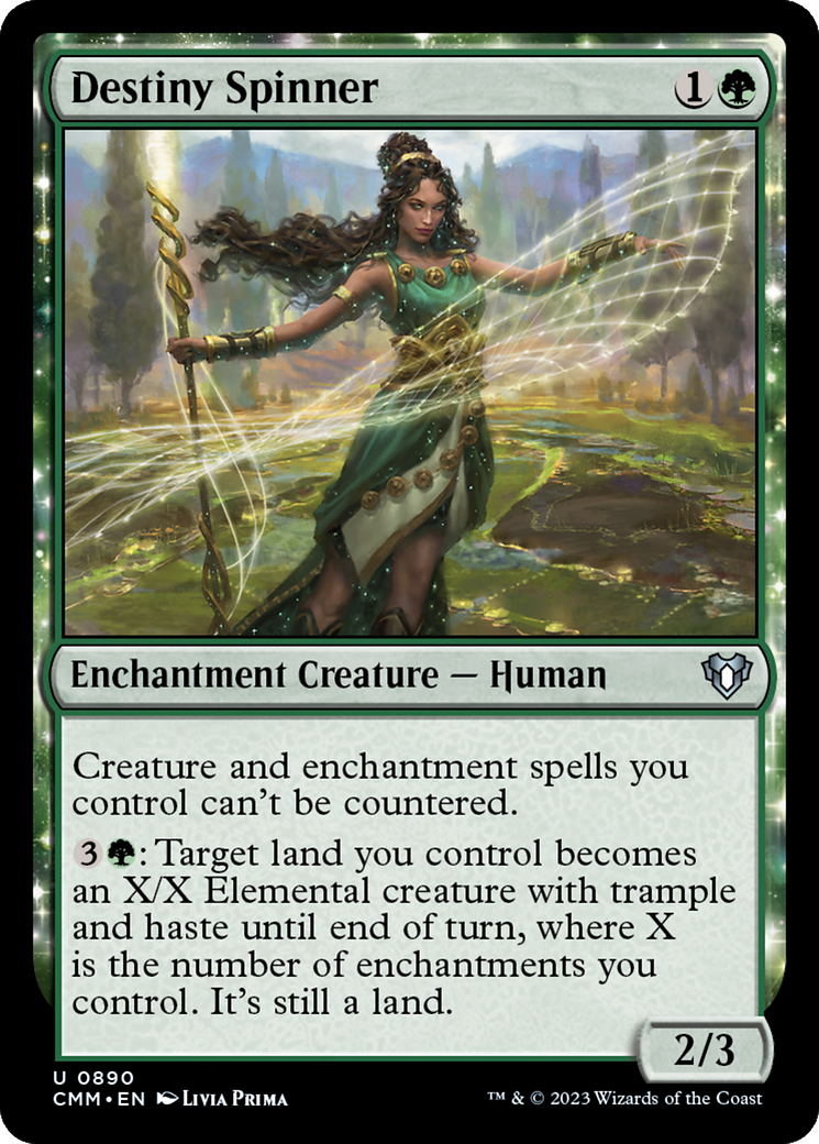 Destiny Spinner (CMM-890) - Commander Masters - Premium MTG Single from Wizards of the Coast - Just $0.23! Shop now at Game Crave Tournament Store