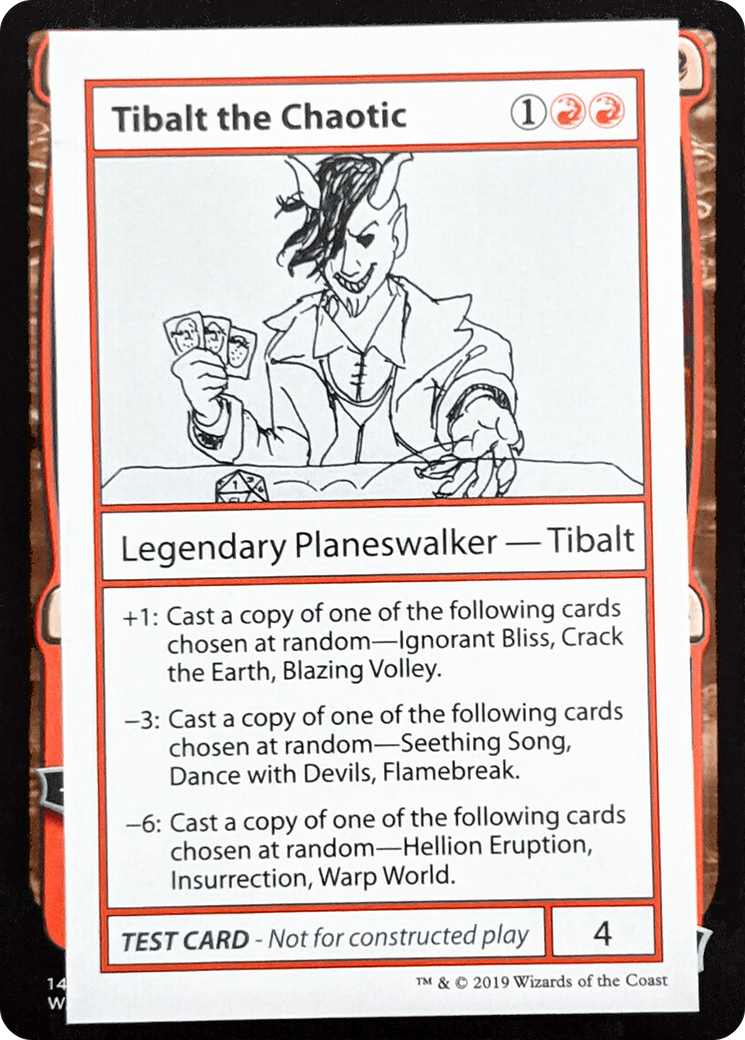 Tibalt the Chaotic (CMB2-066) - Mystery Booster Playtest Cards 2021 - Premium MTG Single from Wizards of the Coast - Just $0.08! Shop now at Game Crave Tournament Store