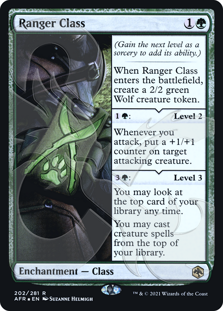 Ranger Class (PAFR-202A) - Adventures in the Forgotten Realms Promos Foil - Premium MTG Single from Wizards of the Coast - Just $14.59! Shop now at Game Crave Tournament Store