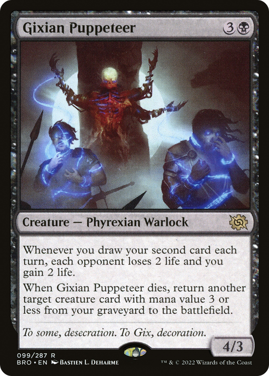 Gixian Puppeteer (BRO-099) - The Brothers' War - Premium MTG Single from Wizards of the Coast - Just $0.08! Shop now at Game Crave Tournament Store