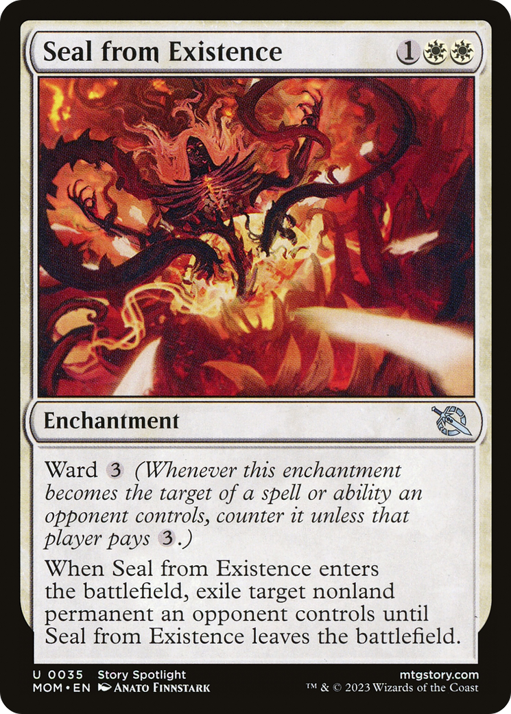 Seal from Existence (MOM-035) - March of the Machine - Premium MTG Single from Wizards of the Coast - Just $0.08! Shop now at Game Crave Tournament Store