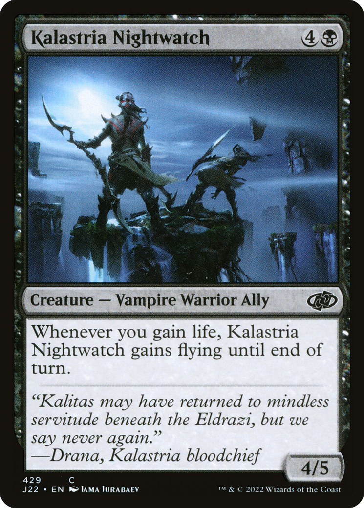 Kalastria Nightwatch (J22-429) - Jumpstart 2022 - Premium MTG Single from Wizards of the Coast - Just $0.08! Shop now at Game Crave Tournament Store