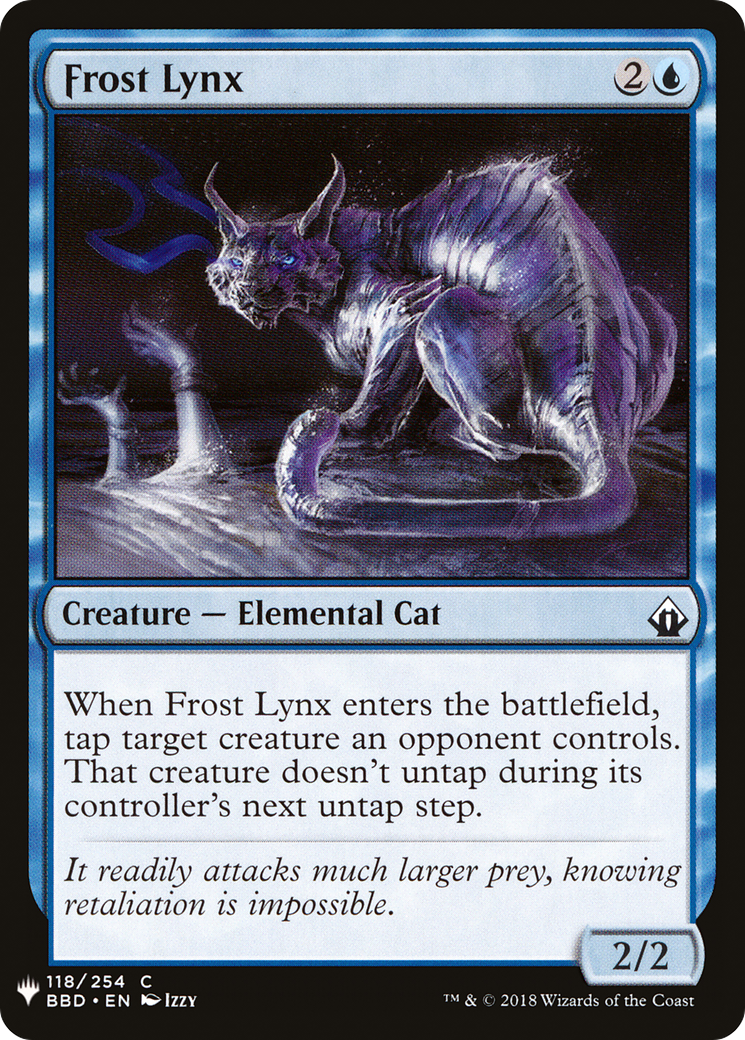 Frost Lynx (MB1-388) - Mystery Booster - Premium MTG Single from Wizards of the Coast - Just $0.08! Shop now at Game Crave Tournament Store