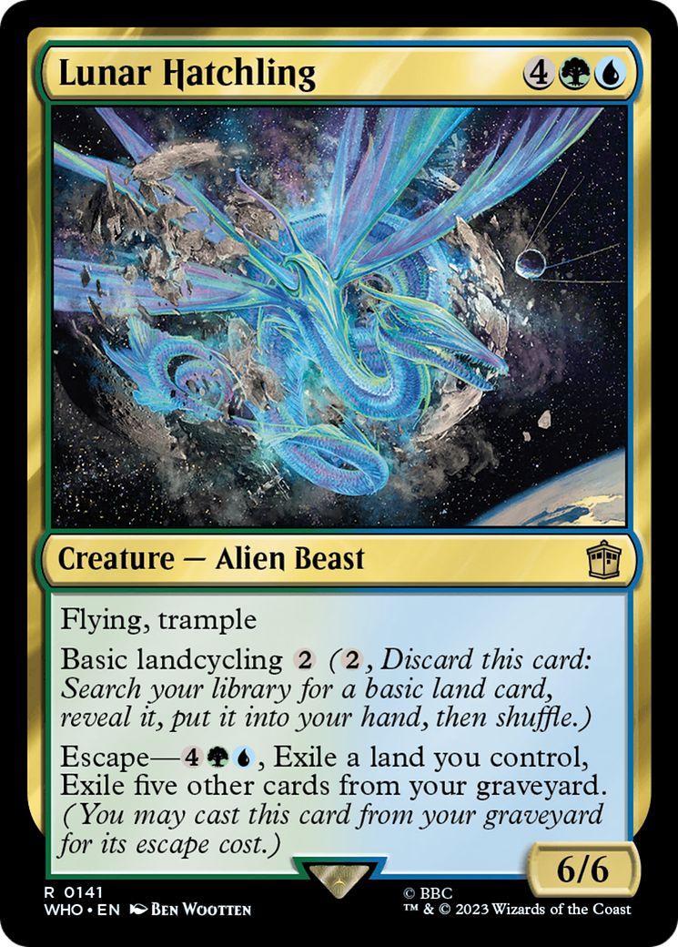 Lunar Hatchling (WHO-141) - Doctor Who - Premium MTG Single from Wizards of the Coast - Just $0.08! Shop now at Game Crave Tournament Store