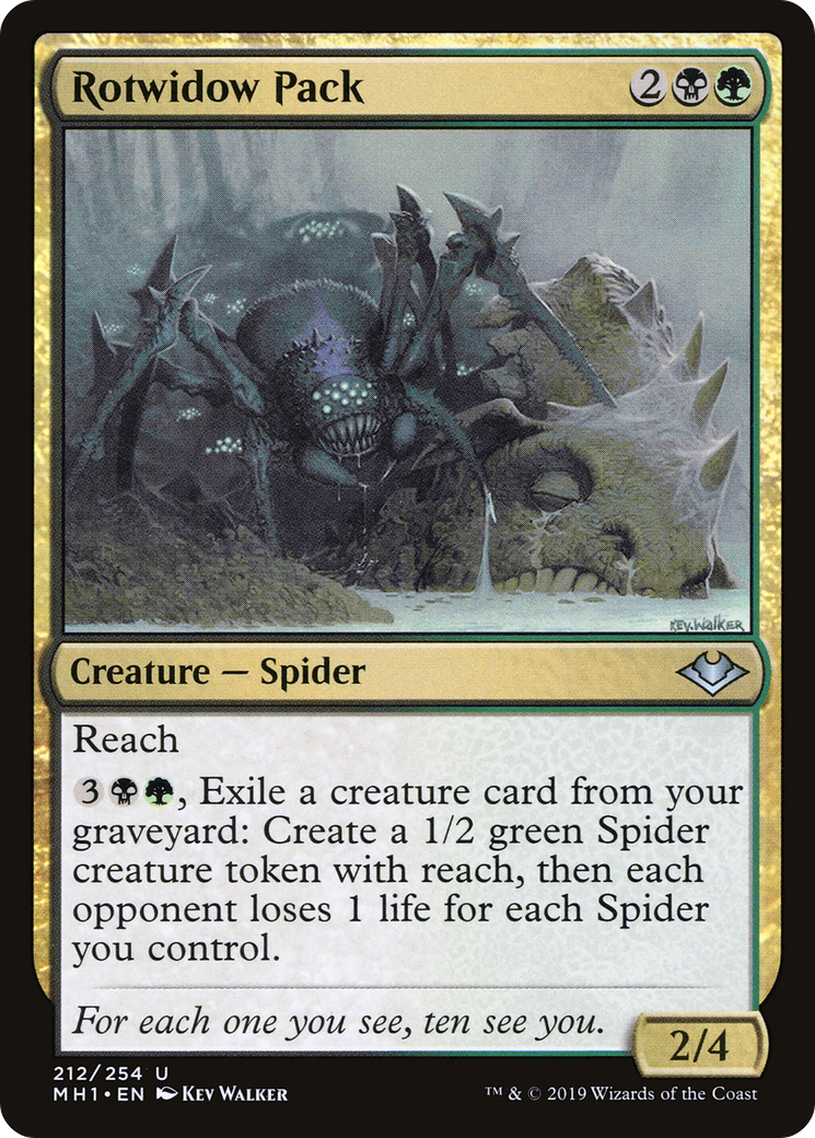 Rotwidow Pack (MH1-212) - Modern Horizons - Premium MTG Single from Wizards of the Coast - Just $0.08! Shop now at Game Crave Tournament Store