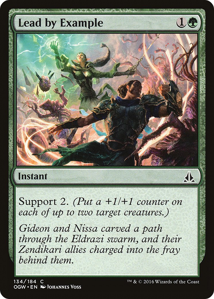 Lead by Example (OGW-134) - Oath of the Gatewatch - Premium MTG Single from Wizards of the Coast - Just $0.08! Shop now at Game Crave Tournament Store