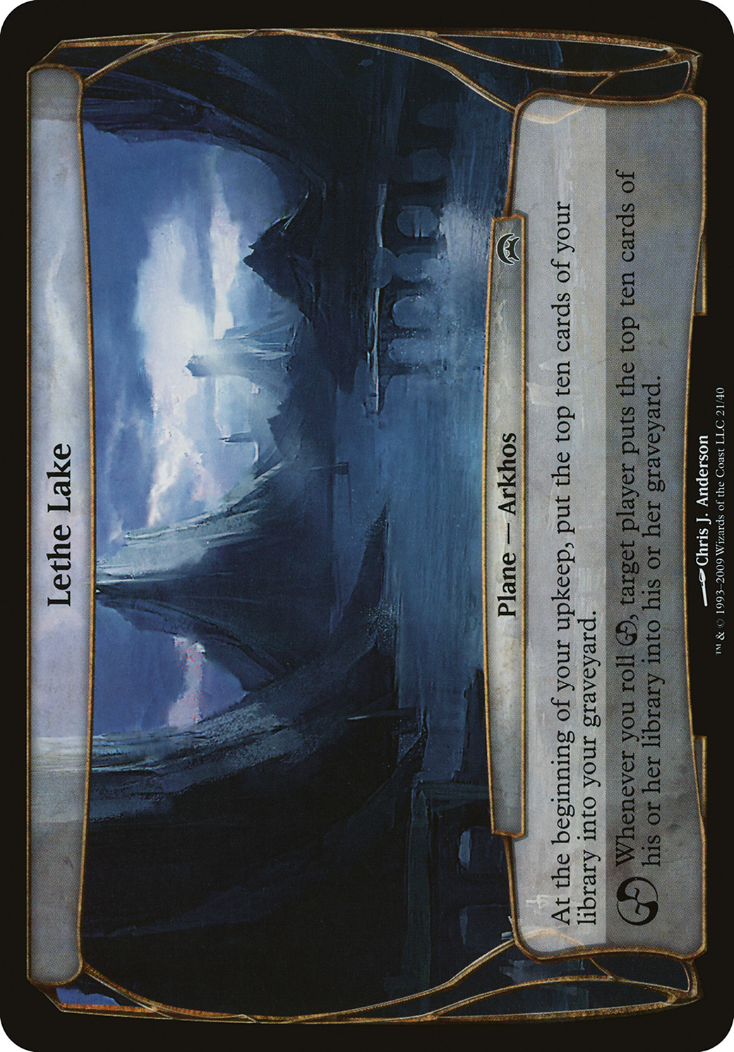 Lethe Lake (OHOP-021) - Planechase Planes - Premium MTG Single from Wizards of the Coast - Just $1.76! Shop now at Game Crave Tournament Store