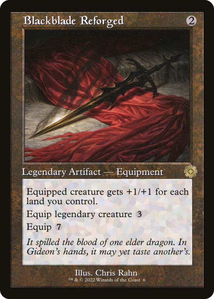 Blackblade Reforged (BRR-006) - The Brothers' War Retro Artifacts - Premium MTG Single from Wizards of the Coast - Just $0.92! Shop now at Game Crave Tournament Store
