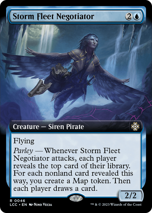 Storm Fleet Negotiator (LCC-046) - The Lost Caverns of Ixalan Commander Foil - Premium MTG Single from Wizards of the Coast - Just $0.08! Shop now at Game Crave Tournament Store