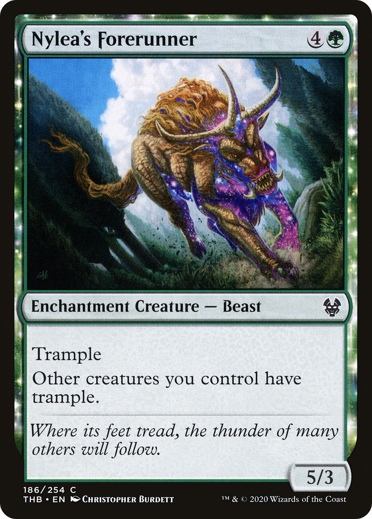 Nylea's Forerunner (THB-186) - Theros Beyond Death: (nyxtouched) - Premium MTG Single from Wizards of the Coast - Just $0.25! Shop now at Game Crave Tournament Store