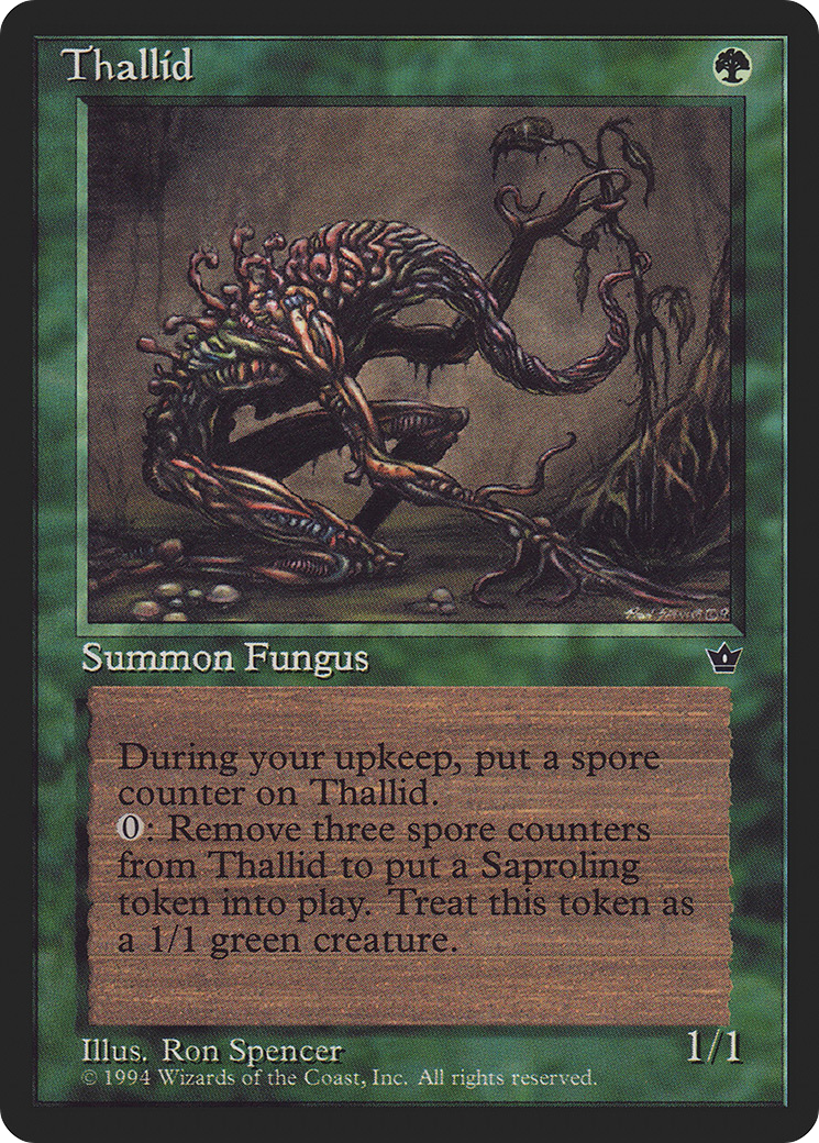 Thallid (FEM-74C) - Fallen Empires - Premium MTG Single from Wizards of the Coast - Just $0.25! Shop now at Game Crave Tournament Store