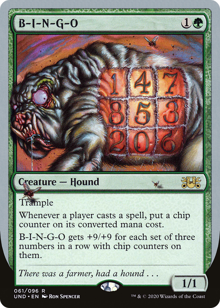 B-I-N-G-O (UND-061) - Unsanctioned - Premium MTG Single from Wizards of the Coast - Just $0.08! Shop now at Game Crave Tournament Store