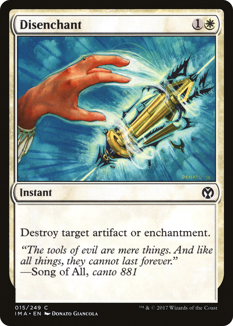 Disenchant (IMA-015) - Iconic Masters Foil - Premium MTG Single from Wizards of the Coast - Just $0.25! Shop now at Game Crave Tournament Store