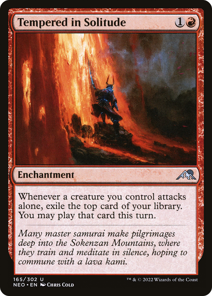 Tempered in Solitude (NEO-165) - Kamigawa: Neon Dynasty - Premium MTG Single from Wizards of the Coast - Just $0.08! Shop now at Game Crave Tournament Store