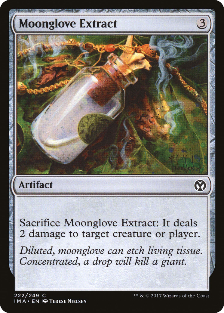 Moonglove Extract (IMA-222) - Iconic Masters Foil - Premium MTG Single from Wizards of the Coast - Just $0.25! Shop now at Game Crave Tournament Store