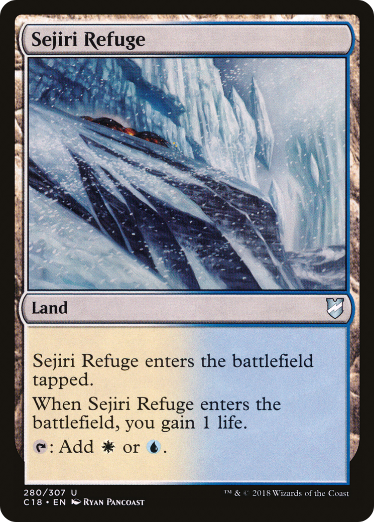 Sejiri Refuge (C18-280) - Commander 2018 - Premium MTG Single from Wizards of the Coast - Just $0.08! Shop now at Game Crave Tournament Store