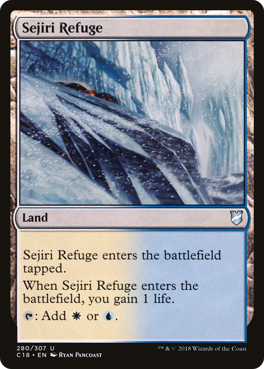 Sejiri Refuge (C18-280) - Commander 2018 - Premium MTG Single from Wizards of the Coast - Just $0.08! Shop now at Game Crave Tournament Store