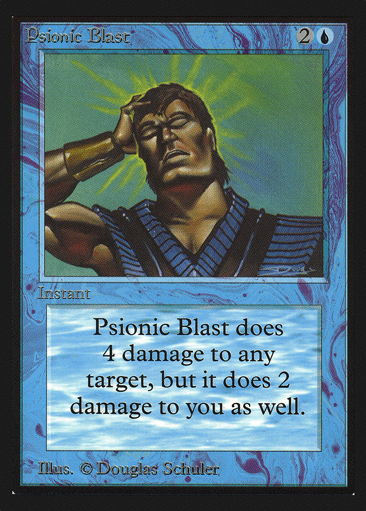 Psionic Blast (CEI-075) - Intl. Collectors' Edition - Premium MTG Single from Wizards of the Coast - Just $3.61! Shop now at Game Crave Tournament Store