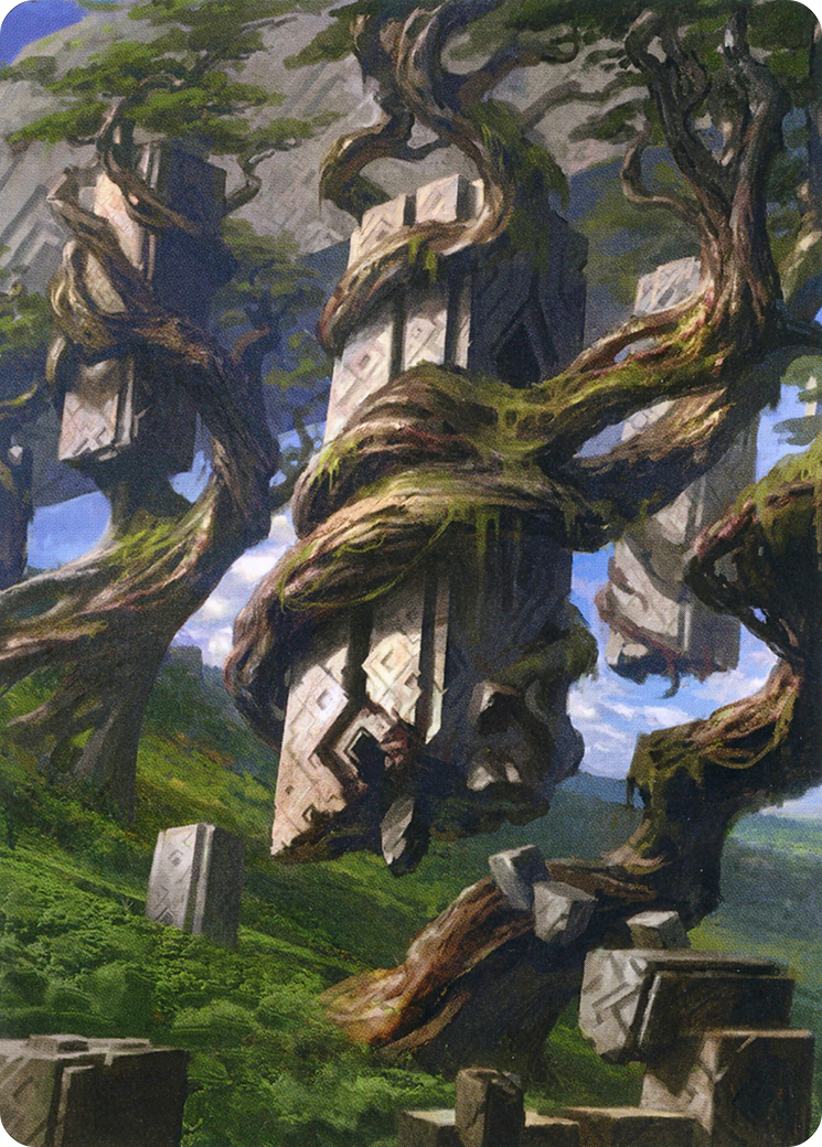 Forest // Forest (AZNR-020) - Zendikar Rising Art Series (Borderless) Foil - Premium MTG Single from Wizards of the Coast - Just $0! Shop now at Game Crave Tournament Store