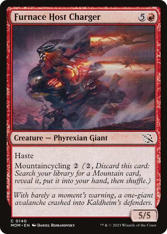 Furnace Host Charger (MOM-140) - March of the Machine - Premium MTG Single from Wizards of the Coast - Just $0.08! Shop now at Game Crave Tournament Store