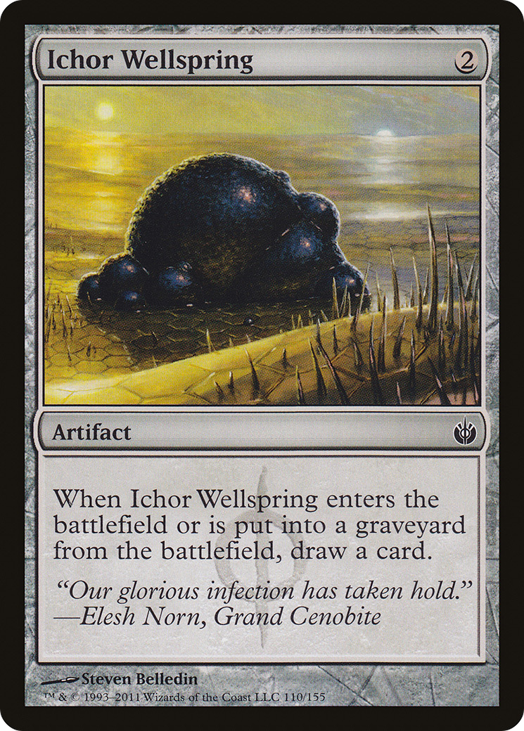 Ichor Wellspring (MBS-110) - Mirrodin Besieged Foil - Premium MTG Single from Wizards of the Coast - Just $0.96! Shop now at Game Crave Tournament Store