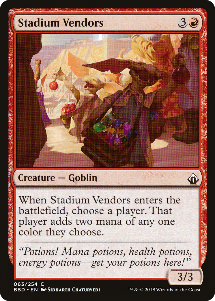 Stadium Vendors (BBD-063) - Battlebond - Premium MTG Single from Wizards of the Coast - Just $0.08! Shop now at Game Crave Tournament Store