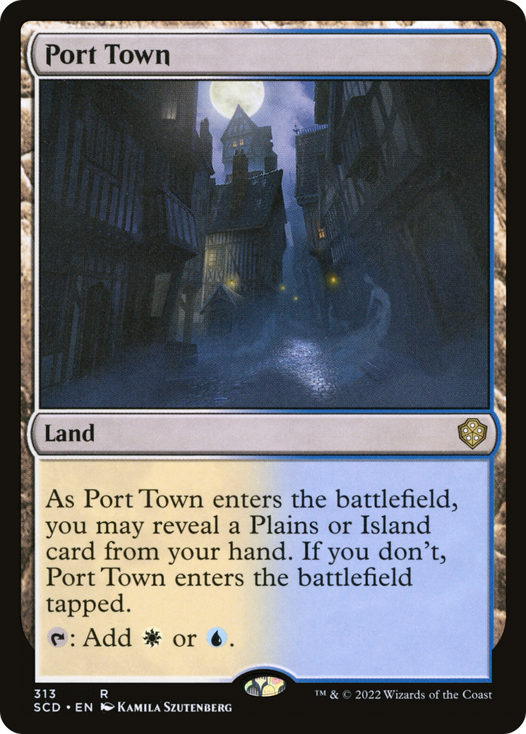 Port Town (SCD-313) - Starter Commander Decks - Premium MTG Single from Wizards of the Coast - Just $0.08! Shop now at Game Crave Tournament Store