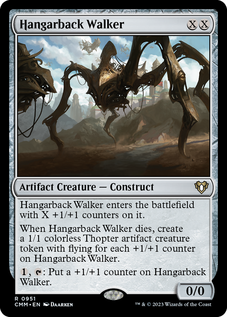 Hangarback Walker (CMM-951) - Commander Masters - Premium MTG Single from Wizards of the Coast - Just $1.84! Shop now at Game Crave Tournament Store