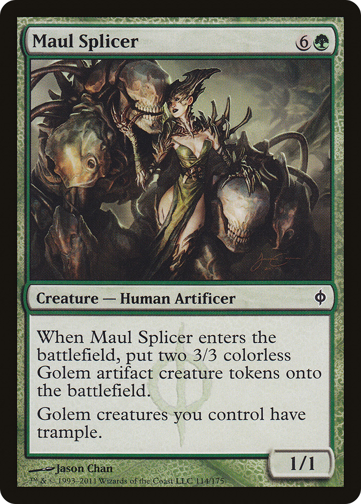 Maul Splicer (NPH-114) - New Phyrexia Foil - Premium MTG Single from Wizards of the Coast - Just $0.46! Shop now at Game Crave Tournament Store