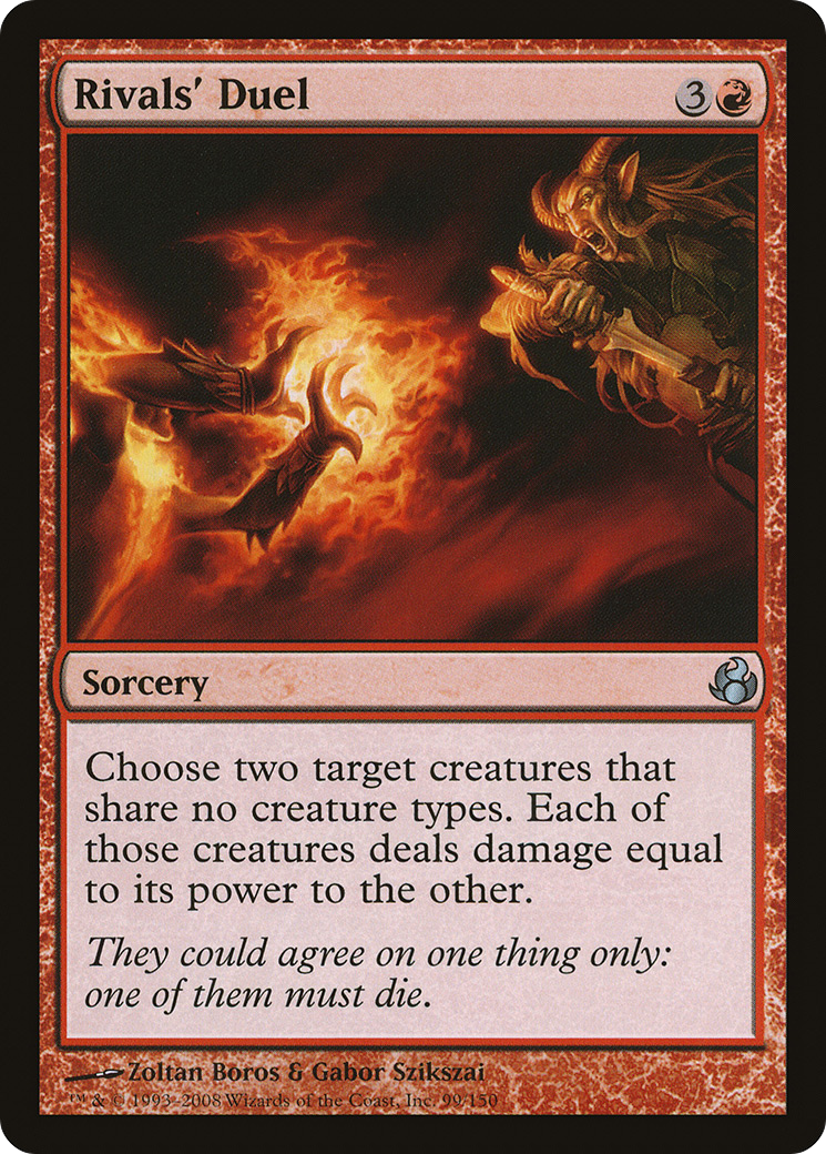 Rivals' Duel (MOR-099) - Morningtide Foil - Premium MTG Single from Wizards of the Coast - Just $0.25! Shop now at Game Crave Tournament Store