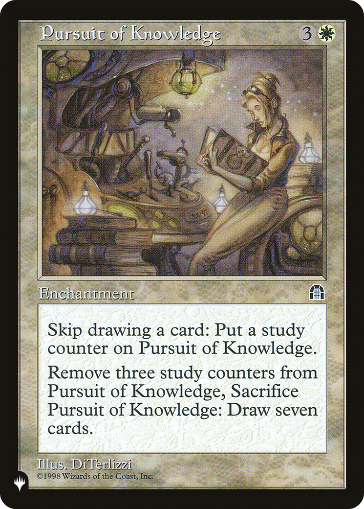 Pursuit of Knowledge (PLIST-352) - The List - Premium MTG Single from Wizards of the Coast - Just $0.56! Shop now at Game Crave Tournament Store
