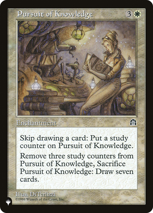 Pursuit of Knowledge (PLIST-352) - The List - Premium MTG Single from Wizards of the Coast - Just $0.56! Shop now at Game Crave Tournament Store