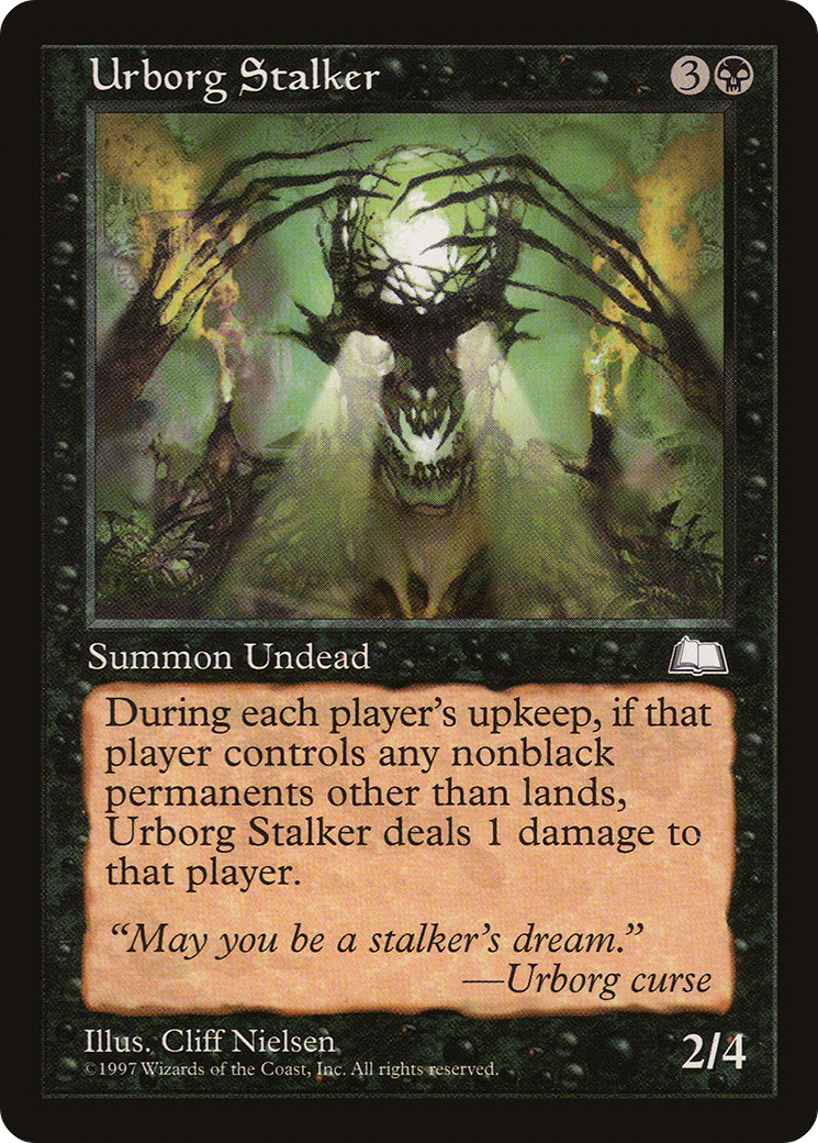 Urborg Stalker (WTH-085) - Weatherlight - Premium MTG Single from Wizards of the Coast - Just $0.70! Shop now at Game Crave Tournament Store