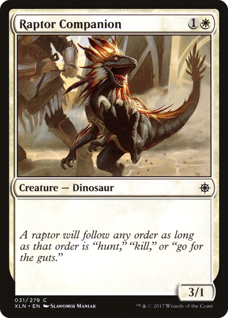 Raptor Companion (XLN-031) - Ixalan - Premium MTG Single from Wizards of the Coast - Just $0.25! Shop now at Game Crave Tournament Store