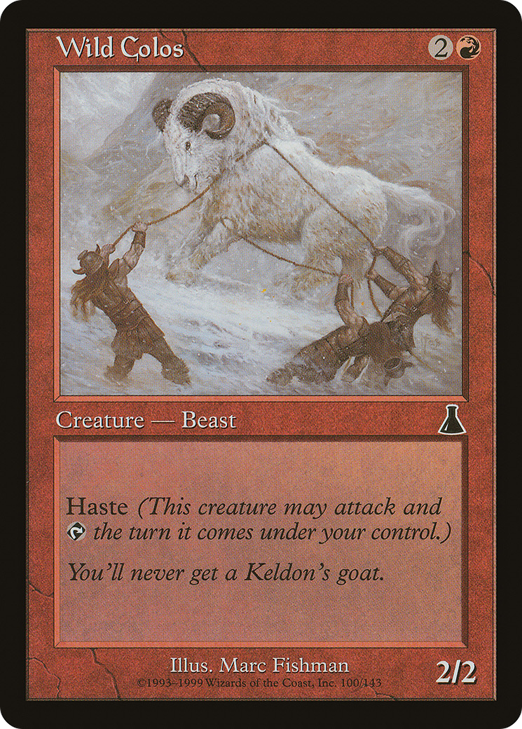 Wild Colos (UDS-100) - Urza's Destiny - Premium MTG Single from Wizards of the Coast - Just $0.25! Shop now at Game Crave Tournament Store