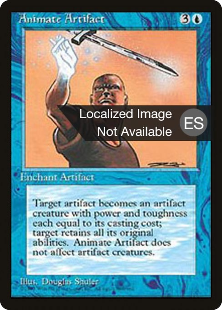 Animate Artifact (4BB-060) - Fourth Edition Foreign Black Border - Premium MTG Single from Wizards of the Coast - Just $0.60! Shop now at Game Crave Tournament Store