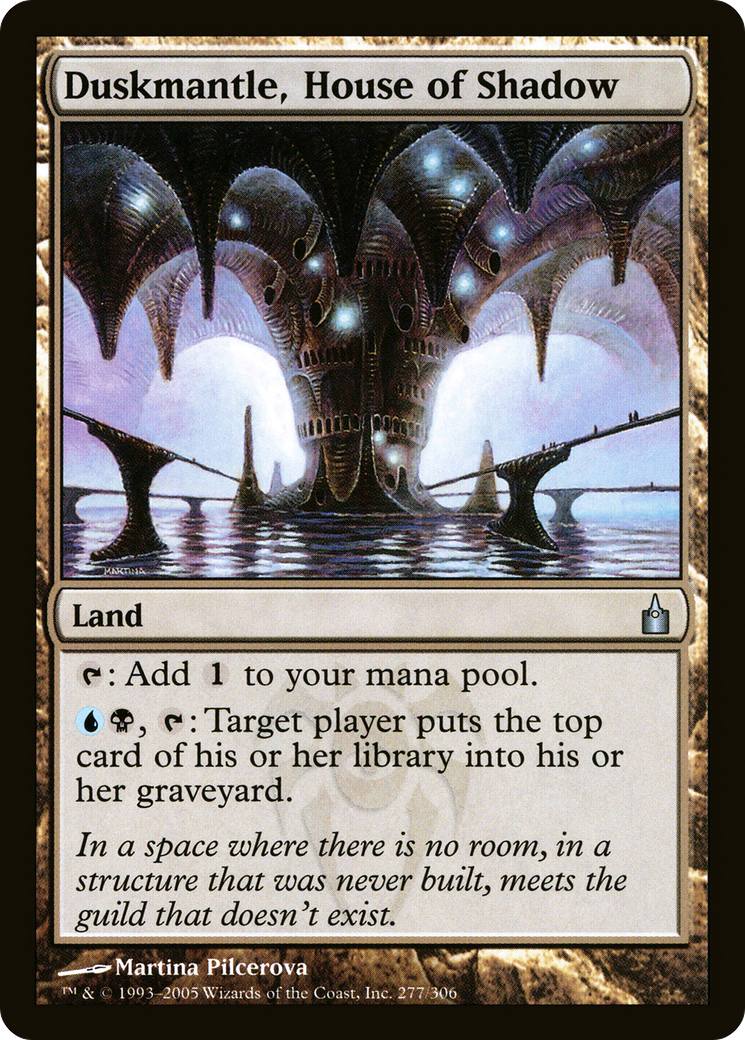 Duskmantle, House of Shadow (RAV-277) - Ravnica: City of Guilds - Premium MTG Single from Wizards of the Coast - Just $0.08! Shop now at Game Crave Tournament Store
