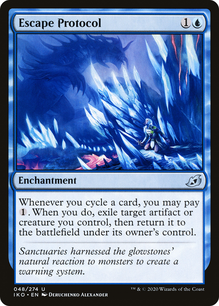 Escape Protocol (IKO-048) - Ikoria: Lair of Behemoths Foil - Premium MTG Single from Wizards of the Coast - Just $0.25! Shop now at Game Crave Tournament Store