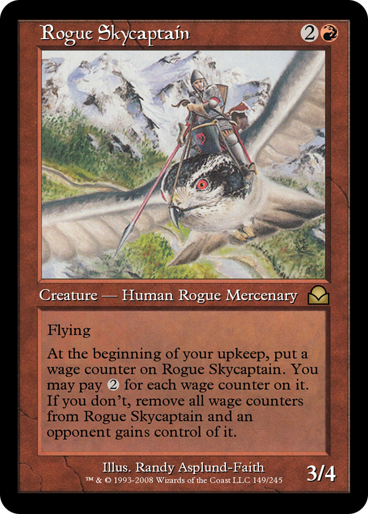 Rogue Skycaptain (ME2-149) - Masters Edition II - Premium MTG Single from Wizards of the Coast - Just $0! Shop now at Game Crave Tournament Store