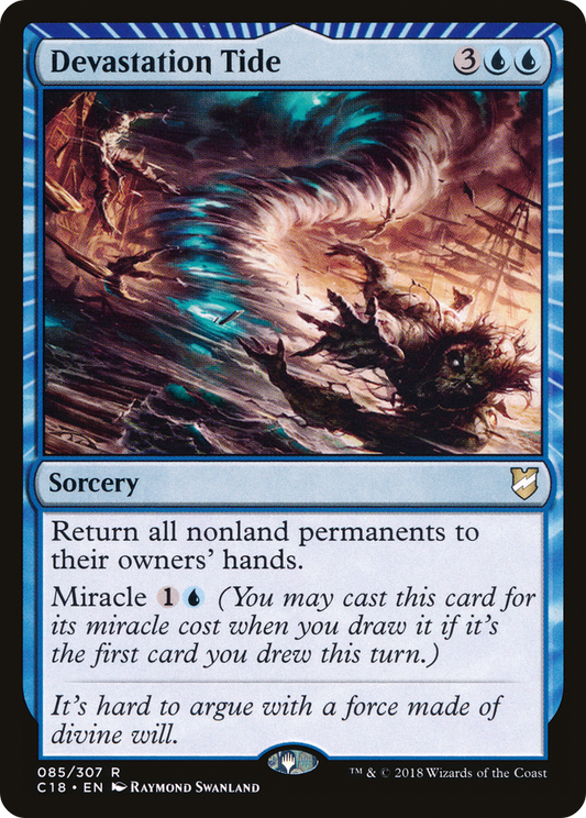 Devastation Tide (C18-085) - Commander 2018: (miracle) - Premium MTG Single from Wizards of the Coast - Just $1.03! Shop now at Game Crave Tournament Store