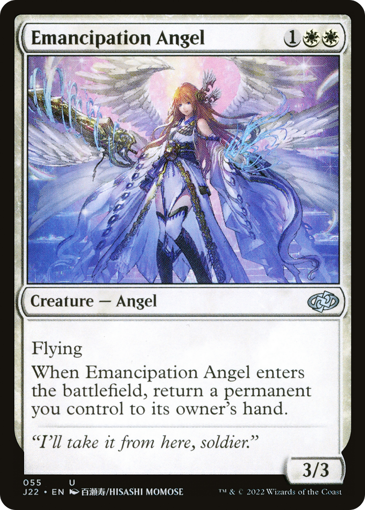Emancipation Angel (J22-055) - Jumpstart 2022 - Premium MTG Single from Wizards of the Coast - Just $0.08! Shop now at Game Crave Tournament Store